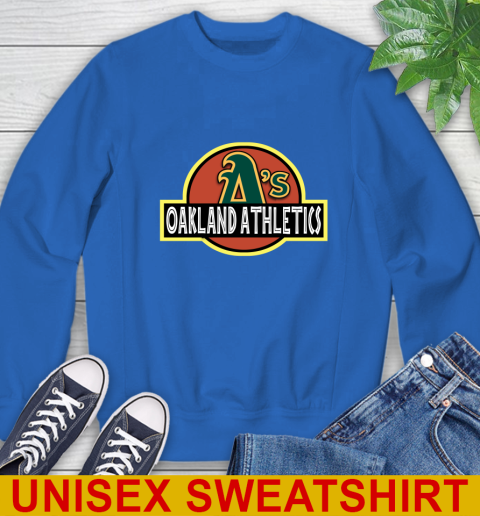 MLB Oakland Athletics Jurassic Park Dinosaur Movie Baseball Sports 33