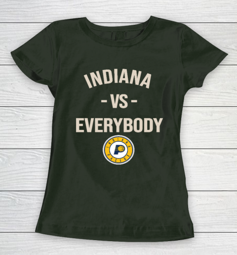 Indiana Pacers Vs Everybody Women's T-Shirt 4