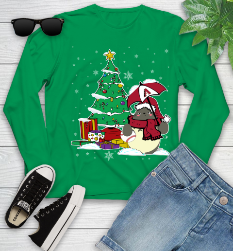 Arizona Diamondbacks MLB Baseball Cute Tonari No Totoro Christmas Sports Youth Long Sleeve 7