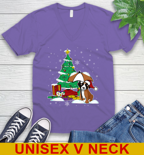 Boxer Christmas Dog Lovers Shirts 195