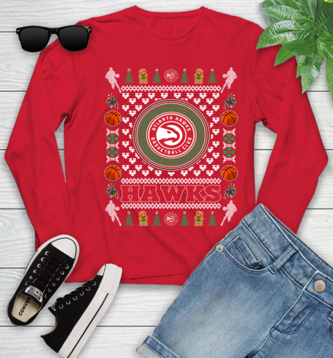 Atlanta Hawks Merry Christmas NBA Basketball Loyal Fan Ugly Shirt 134