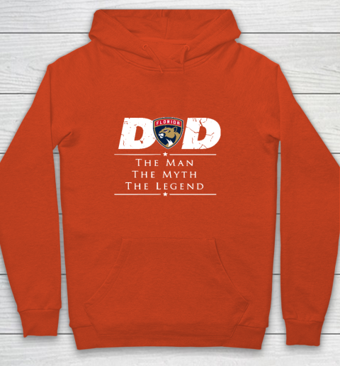 Florida Panthers NHL Ice Hockey Dad The Man The Myth The Legend Youth Hoodie 3