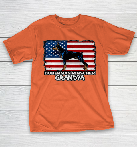 Grandpa Funny Gift Apparel  Mens Doberman Pinscher Grandpa T-Shirt 4