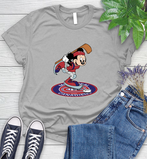 NHL Hockey Montreal Canadiens Cheerful Mickey Disney Shirt Women's T-Shirt 5
