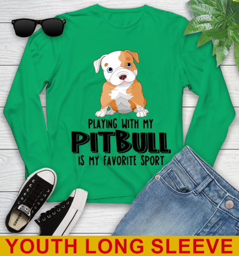 Playing with my pitbull is my favorite sport 105