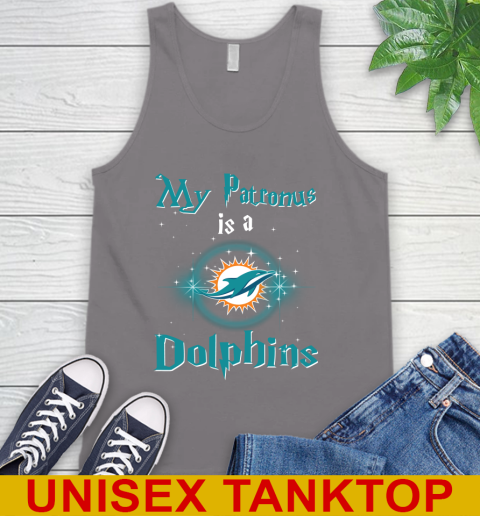 NFL Football Harry Potter My Patronus Is A Miami Dolphins Tank Top 6