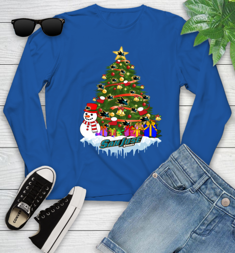 San Jose Sharks Merry Christmas NHL Hockey Sports Youth Long Sleeve 9