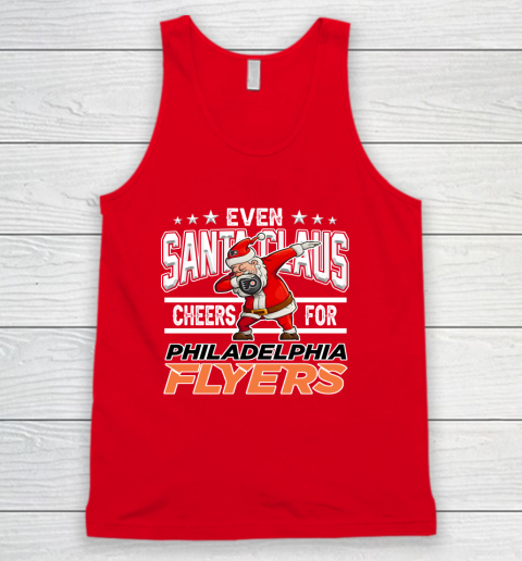 Philadelphia Flyers Even Santa Claus Cheers For Christmas NHL Tank Top 5