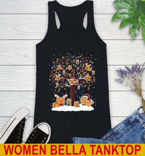 Chow Chow dog pet lover light christmas tree shirt 44