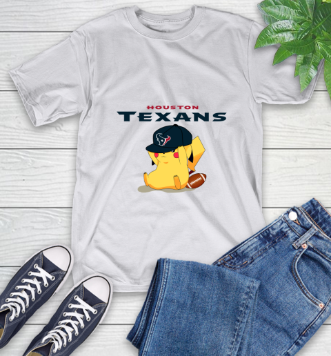 NFL Pikachu Football Sports Houston Texans T-Shirt 12