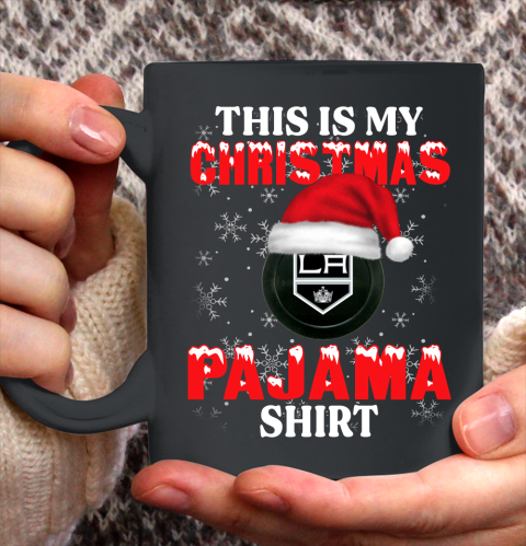Los Angeles Kings This Is My Christmas Pajama Shirt NHL Ceramic Mug 11oz 2