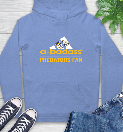 NHL A Badass Nashville Predators Fan Adidas Hockey Sports Hoodie 11