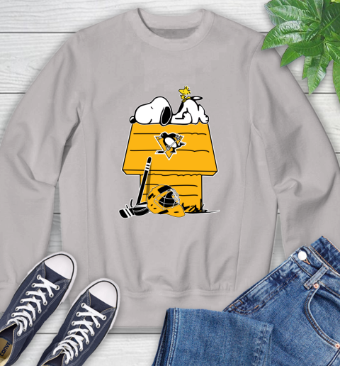 Pittsburgh Penguins NHL Hockey Snoopy Woodstock The Peanuts Movie Sweatshirt 12