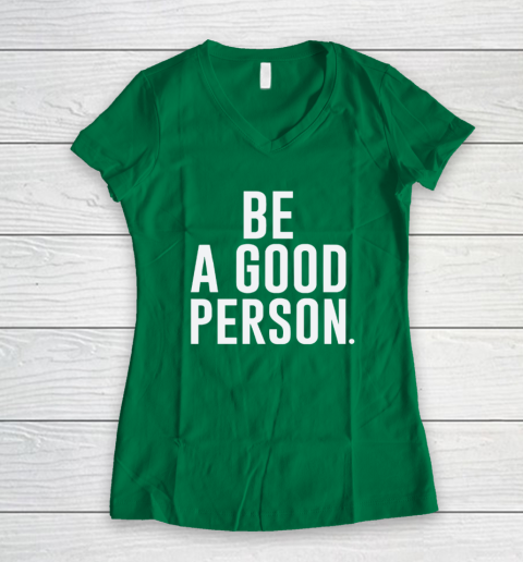 Jasson Domínguez Be A Good Person Women's V-Neck T-Shirt 3