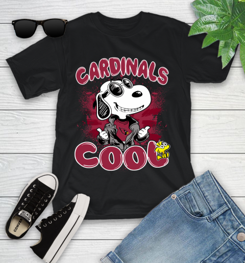 NFL Football Arizona Cardinals Cool Snoopy Shirt Youth T-Shirt