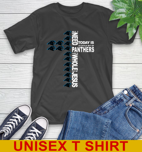 NFL All I Need Today Is A Little Bit Of Carolina Panthers Shirt T-Shirt