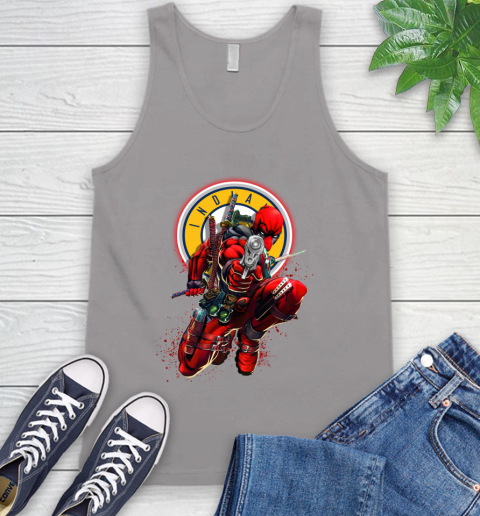 NBA Deadpool Marvel Comics Sports Basketball Indiana Pacers Tank Top 4