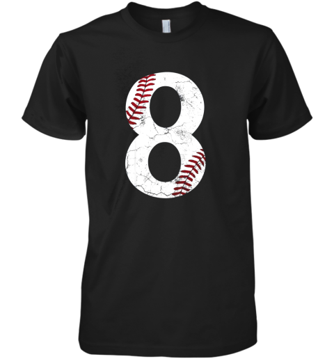 Happy Birthday 8th 8 Year Old Baseball Gift Boys Eight 2012 Premium Men's T-Shirt