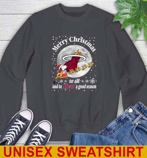 Miami Heat Merry Christmas To All And To Heat A Good Season NBA Basketball Sports Sweatshirt 7