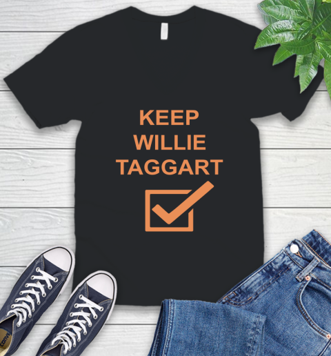 Keep Willie Taggart V-Neck T-Shirt 2