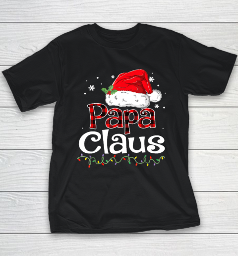 Papa Claus Santa Funny Christmas Pajama Matching Family Youth T-Shirt