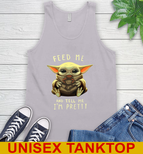 Feed Me And Tell Me I'm Pretty Baby Yoda Star Wars Shirts Tank Top 3