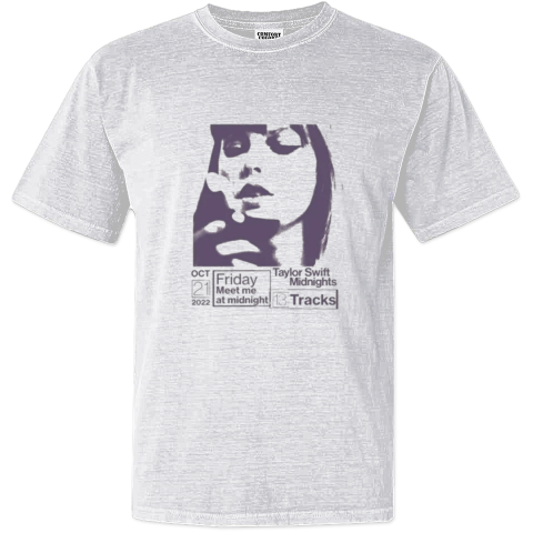 Asahi Treasure Wearing Taylor Swifts Midnights Dyed Heavyweight T-Shirt