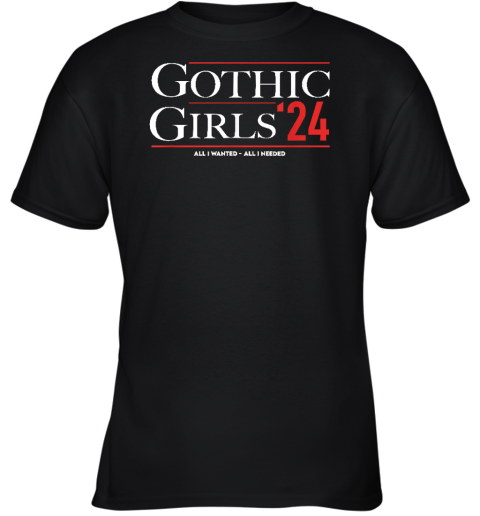 Gothic Girls 24 Youth T-Shirt
