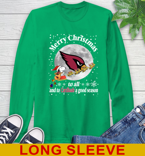 Arizona Cardinals Merry Christmas To All And To Cardinals A Good Season NFL Football Sports Long Sleeve T-Shirt 8