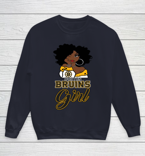 Boston Bruins Girl NHL Youth Sweatshirt 3