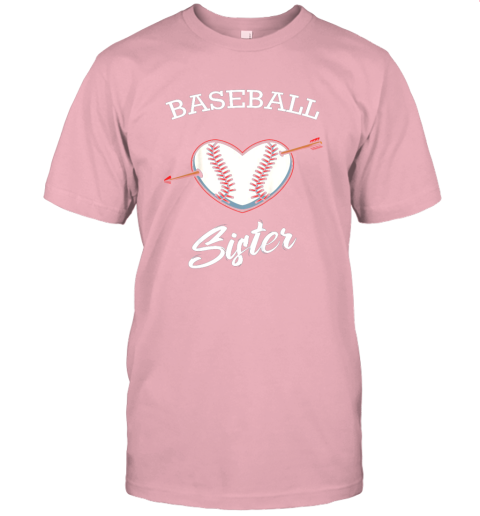 zooa baseball sister softball lover proud supporter coach player jersey t shirt 60 front pink
