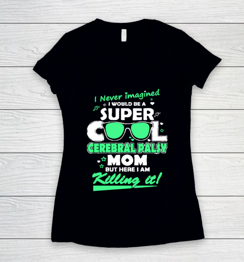 Mother's Day Funny Gift Ideas Apparel  Cool Mom T Shirt Women's V-Neck T-Shirt