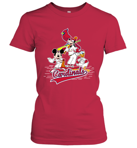 St.Louis Cardinals MLB Baseball Dabbing Mickey Disney Sports T