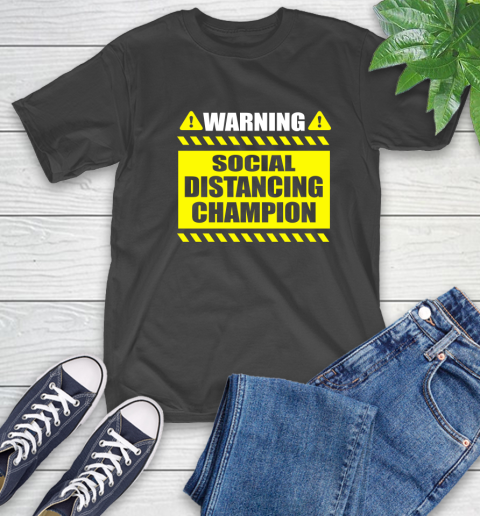 Coronavirus Shirt  Warning Social Distancing Champion