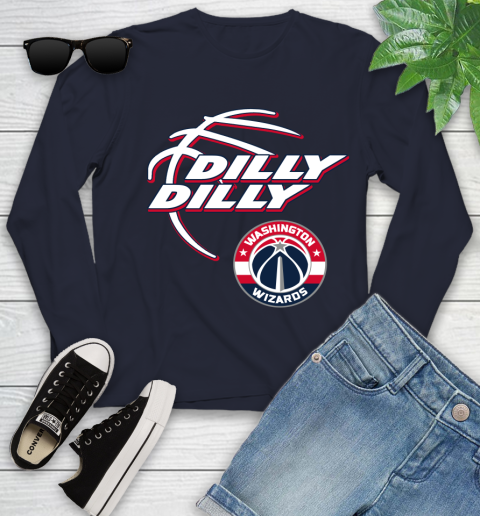 NBA Washington Wizards Dilly Dilly Basketball Sports Youth Long Sleeve 3