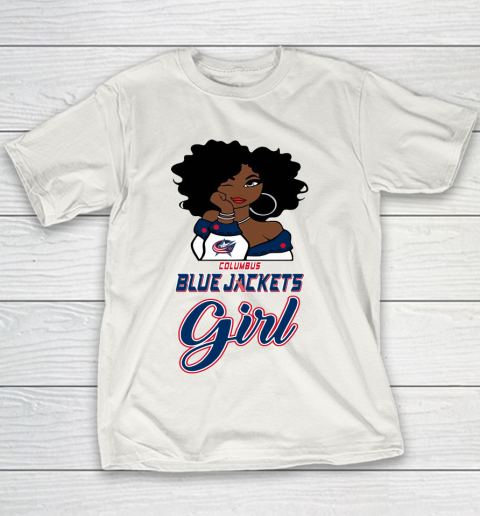 Columbus Blue Jackets Girl NHL Youth T-Shirt 3