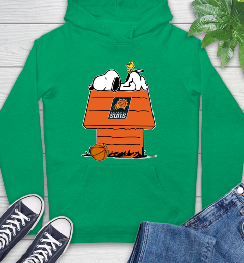 Phoenix Suns NBA Basketball Snoopy Woodstock The Peanuts Movie Hoodie 8