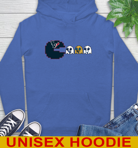 Houston Texans NFL Football Pac Man Champion Hoodie 9