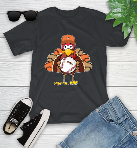 San Francisco Giants Turkey thanksgiving Youth T-Shirt 2