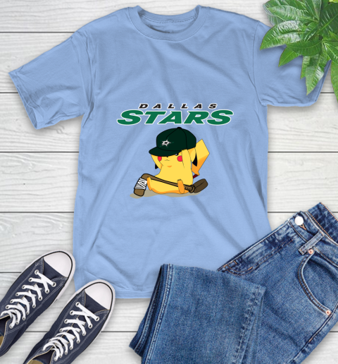 NHL Pikachu Hockey Sports Dallas Stars T-Shirt 11