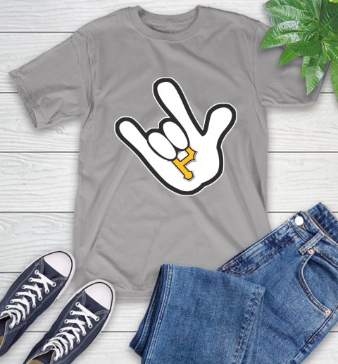 Pittsburgh Pirates MLB Baseball Mickey Rock Hand Disney T-Shirt 6