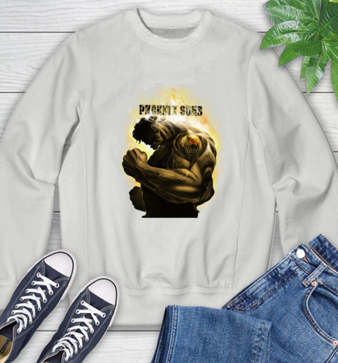 Phoenix Suns NBA Basketball Hulk Marvel Avengers Sports Sweatshirt 5
