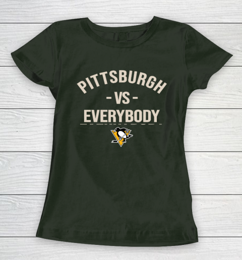 Pittsburgh Penguins Vs Everybody Women's T-Shirt 4