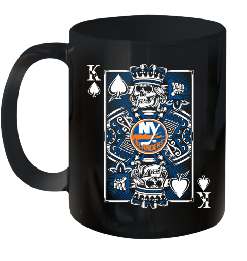 New York Islanders NHL Hockey The King Of Spades Death Cards Shirt Ceramic Mug 11oz