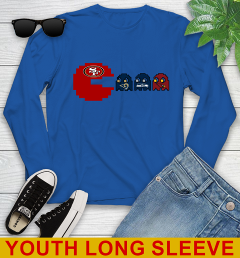 San Francisco 49ers NFL Football Pac Man Champion Youth Long Sleeve 10