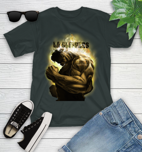 LA Clippers NBA Basketball Hulk Marvel Avengers Sports Youth T-Shirt 6