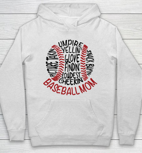 Mother's Day Funny Gift Ideas Apparel  Baseball Mom 2 T Shirt Hoodie