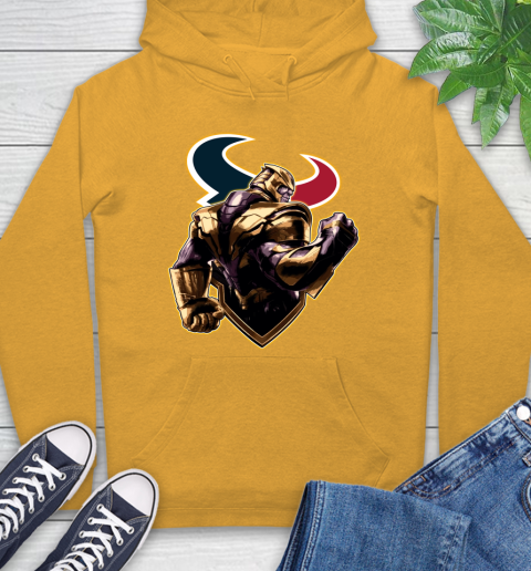 NFL Thanos Avengers Endgame Football Sports Houston Texans Hoodie 3