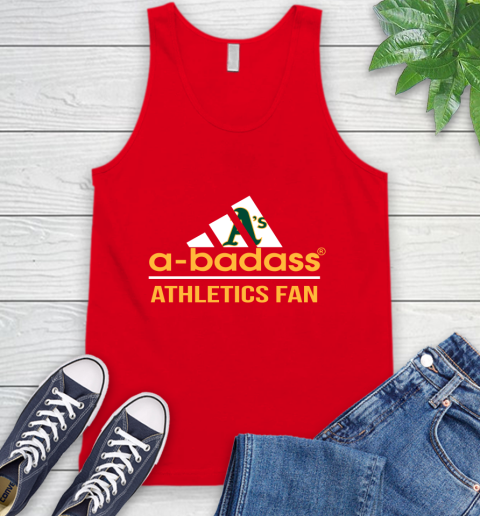 MLB A Badass Oakland Athletics Fan Adidas Baseball Sports Tank Top 5