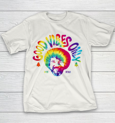 Bob Ross Good Vibes Only Youth T-Shirt